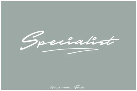 Specialist Font by Studio_Art — Script Handwritten Font