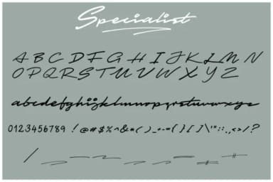 Specialist Font by Studio_Art — Script Handwritten Font — thumbnail 8