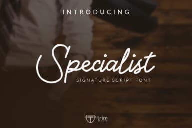 Specialist Font by Trim Studio by Trim Studio — Script Handwritten Font — thumbnail 1