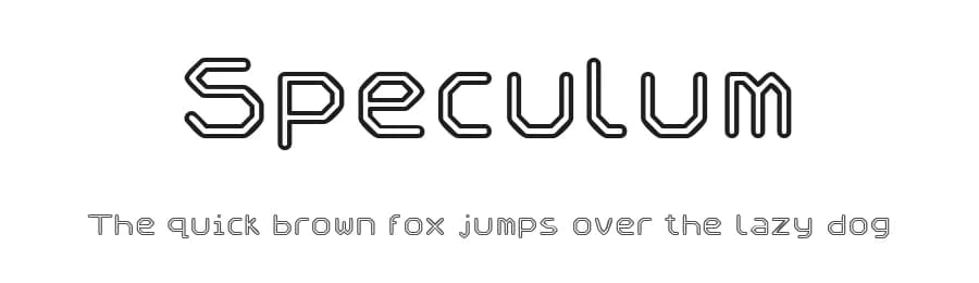 Speculum by D. Keith — Sans Serif Font