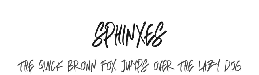 Sphinxes by QueenType — Script Handwritten Font