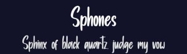 Sphones by Skiiller Studio — Script Handwritten Font — thumbnail 2