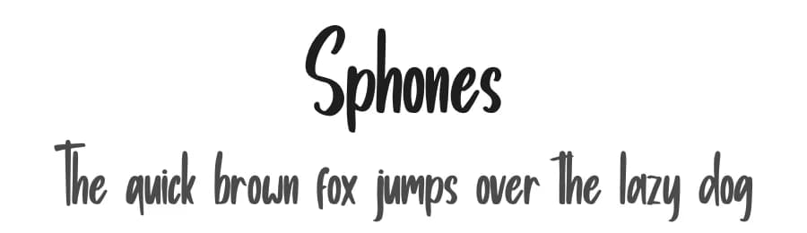Sphones by Skiiller Studio — Script Handwritten Font