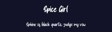 Spice Girl by Moonstone Co — Script Handwritten Font — thumbnail 2