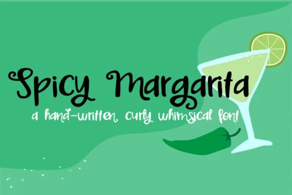 Spicy Margarita Font by Illustration Ink — Script Handwritten Font