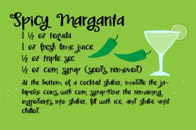 Spicy Margarita Font by Illustration Ink — Script Handwritten Font — thumbnail 4