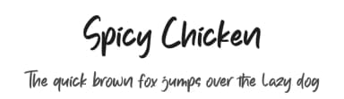 Spicy Chicken by Paily Studio — Script Handwritten Font — thumbnail 1