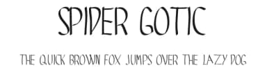 Spider Gotic by Grafito Design — Script Handwritten Font — thumbnail 1