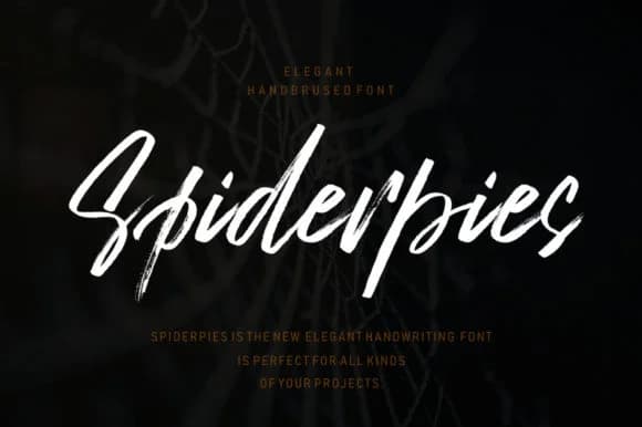 Spiderpies Font by luckytype.font — Script Handwritten Font
