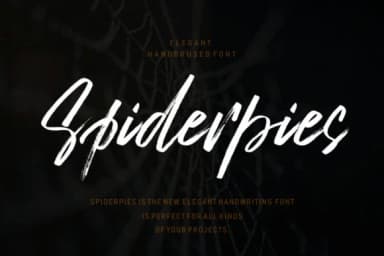 Spiderpies Font by luckytype.font — Script Handwritten Font — thumbnail 1