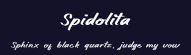 Spidolita by Fontada — Script Handwritten Font — thumbnail 2