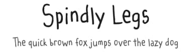 Spindly Legs by Stork — Script Handwritten Font — thumbnail 1