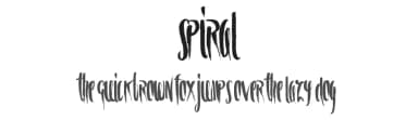Spiral by Xerographer Fonts — Script Handwritten Font — thumbnail 1