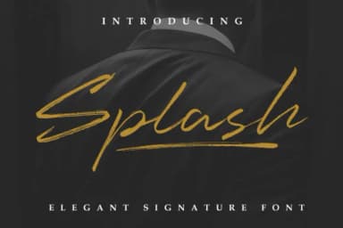 Splash Font by Lettersiro Co. — Script Handwritten Font — thumbnail 1