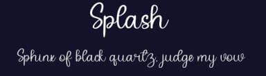 Splash by Etik Fatimah — Script Handwritten Font — thumbnail 2
