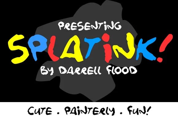 Splatink Font by Dadiomouse — Script Handwritten Font