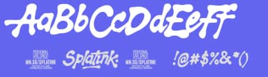 Splatink by Måns Grebäck — Script Handwritten Font — thumbnail 3