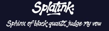 Splatink by Måns Grebäck — Script Handwritten Font — thumbnail 2