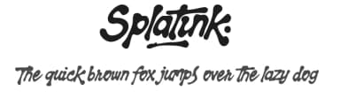 Splatink by Måns Grebäck — Script Handwritten Font — thumbnail 1