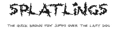 Splatlings by Hawtpixel — Script Handwritten Font — thumbnail 1