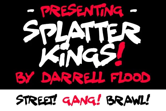 Splatter Kings Font by Dadiomouse — Script Handwritten Font