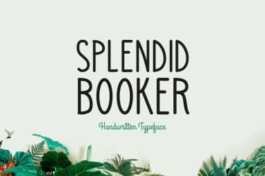 Splendid Booker Font by Contour Fonts — Script Handwritten Font — thumbnail 1