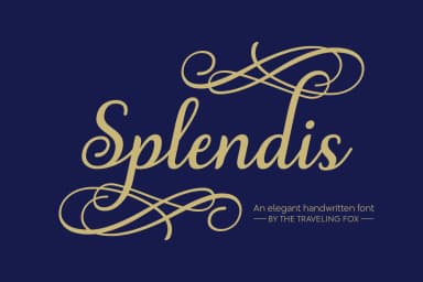 Splendis Font by The Traveling Fox — Script Handwritten Font — thumbnail 2