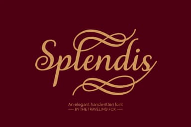 Splendis Font by The Traveling Fox — Script Handwritten Font — thumbnail 3