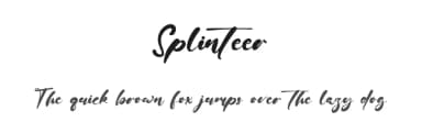 Splinteer by Kong Font — Script Handwritten Font — thumbnail 1