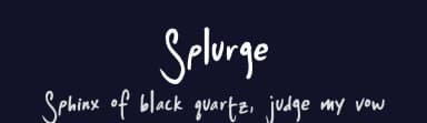 Splurge by L'Abecedarienne — Script Handwritten Font — thumbnail 2