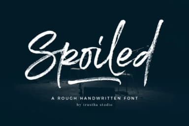 Spoiled Font by trusthastd — Script Handwritten Font — thumbnail 1