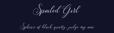 Spoiled Girl by WDfont — Script Handwritten Font — thumbnail 2
