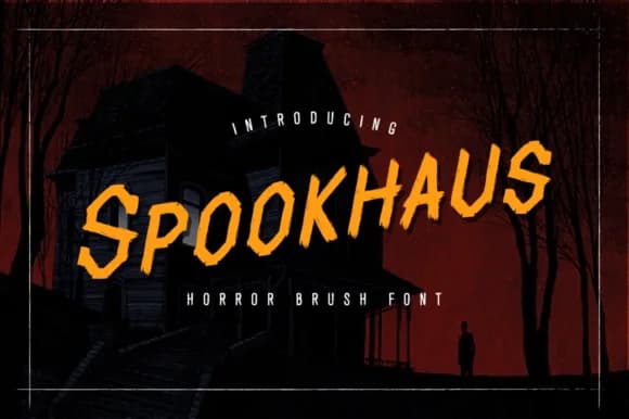 Spookhaus Font by VonTypeCo — Script Handwritten Font — preview 1
