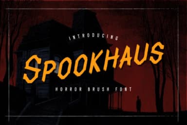 Spookhaus Font by VonTypeCo — Script Handwritten Font — thumbnail 1