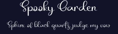 Spooky Garden by Erik Studio — Script Handwritten Font — thumbnail 2