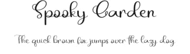 Spooky Garden by Erik Studio — Script Handwritten Font — thumbnail 1