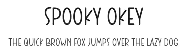 Spooky Okey by ONG Type — Script Handwritten Font