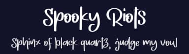 Spooky Riots by Annisa Afni — Script Handwritten Font — thumbnail 2