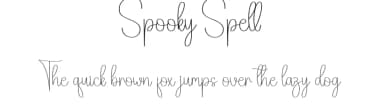 Spooky Spell by Andi Moz — Script Handwritten Font — thumbnail 1