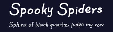 Spooky Spiders by FontPanda — Script Handwritten Font — thumbnail 2