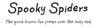 Spooky Spiders by FontPanda — Script Handwritten Font — thumbnail 1