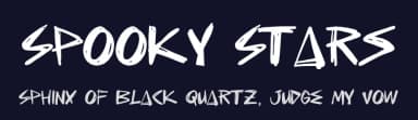 Spooky Stars by Scratch Design — Script Handwritten Font — thumbnail 2
