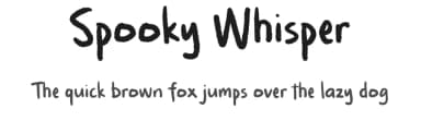 Spooky Whisper by Allouse Studio — Script Handwritten Font — thumbnail 1