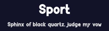 Sport by Design Vector10 — Sans Serif Font — thumbnail 2
