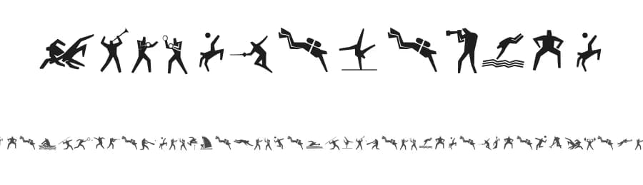 Sport 4 Ever by Galdino Otten Fonts — Dingbats Font