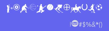 Sport Relief by KiddieFonts — Dingbats Font — thumbnail 3