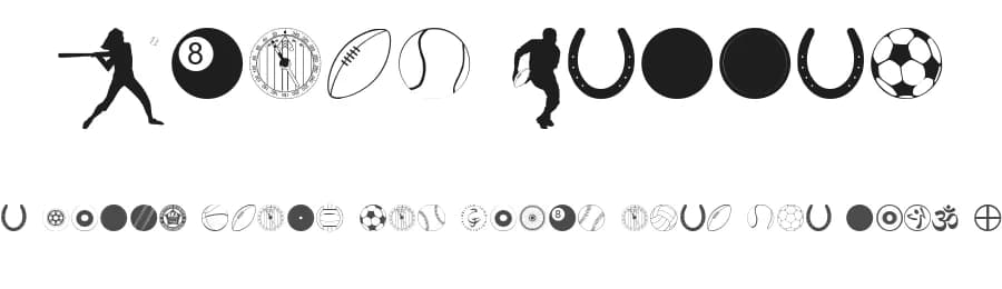 Sport Relief by KiddieFonts — Dingbats Font
