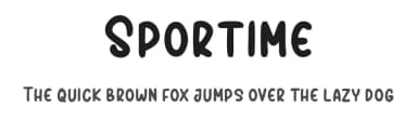 Sportime by Vaiminit — Script Handwritten Font — thumbnail 1
