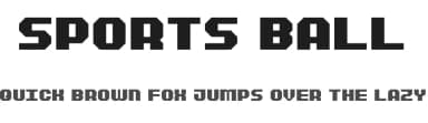 Sports Ball by Zephram — Sans Serif Font — thumbnail 1
