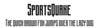 SportsQuake by Chequered Ink — Sans Serif Font — thumbnail 1